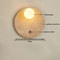 Nordic Architectural Travertine And Wood Luminary System 22