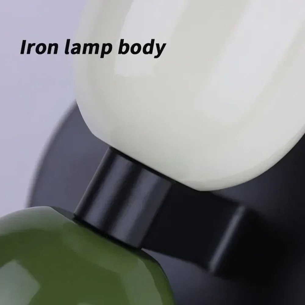 Nordic Industrial Geometric Sconce And Background Luminary 5