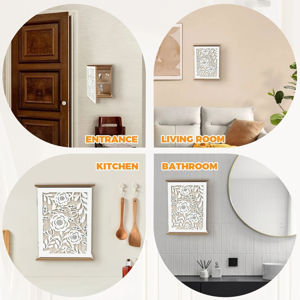 Architectural Timber Entryway Security And Organization Vault 4