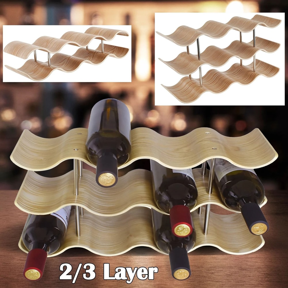 Timber Stacked Viticulture Organization And Display System 0