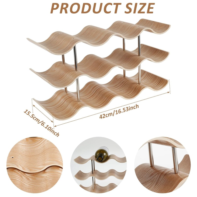Timber Stacked Viticulture Organization And Display System 5