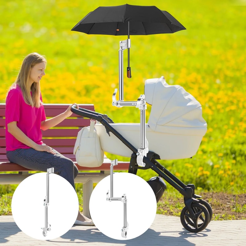 Adjustable Stroller Umbrella Mount 1