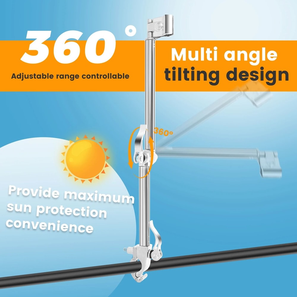 Adjustable Stroller Umbrella Mount 4