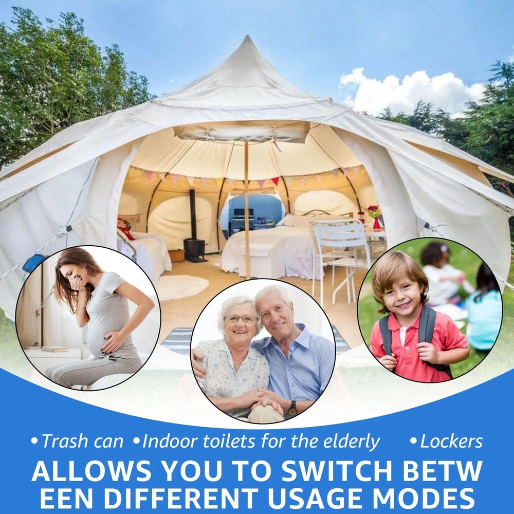 Portable Retractable Camping And Travel Toilet 3