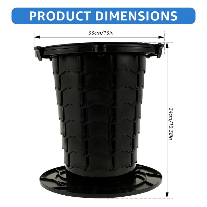 Portable Retractable Camping And Travel Toilet 6