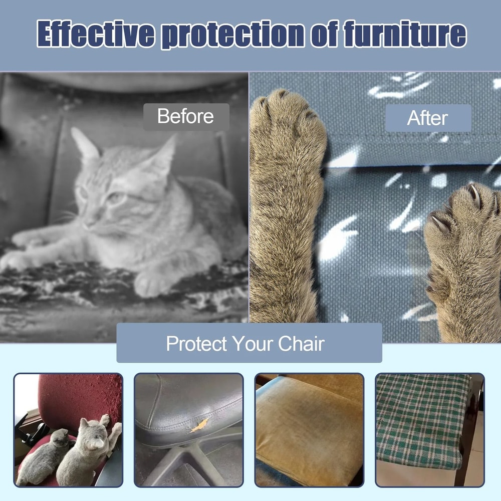 Clear Waterproof Dining Chair Protector Suite 4
