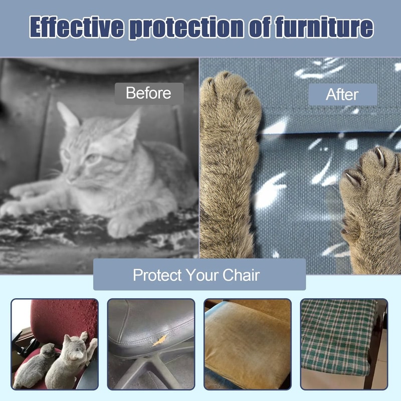Clear Waterproof Dining Chair Protector Suite 4