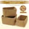 Grass Woven Storage Baskets 1