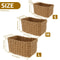 Grass Woven Storage Baskets 5
