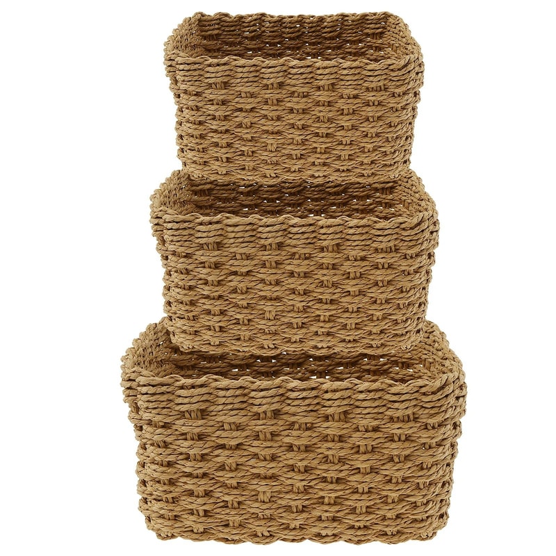 Grass Woven Storage Baskets 7