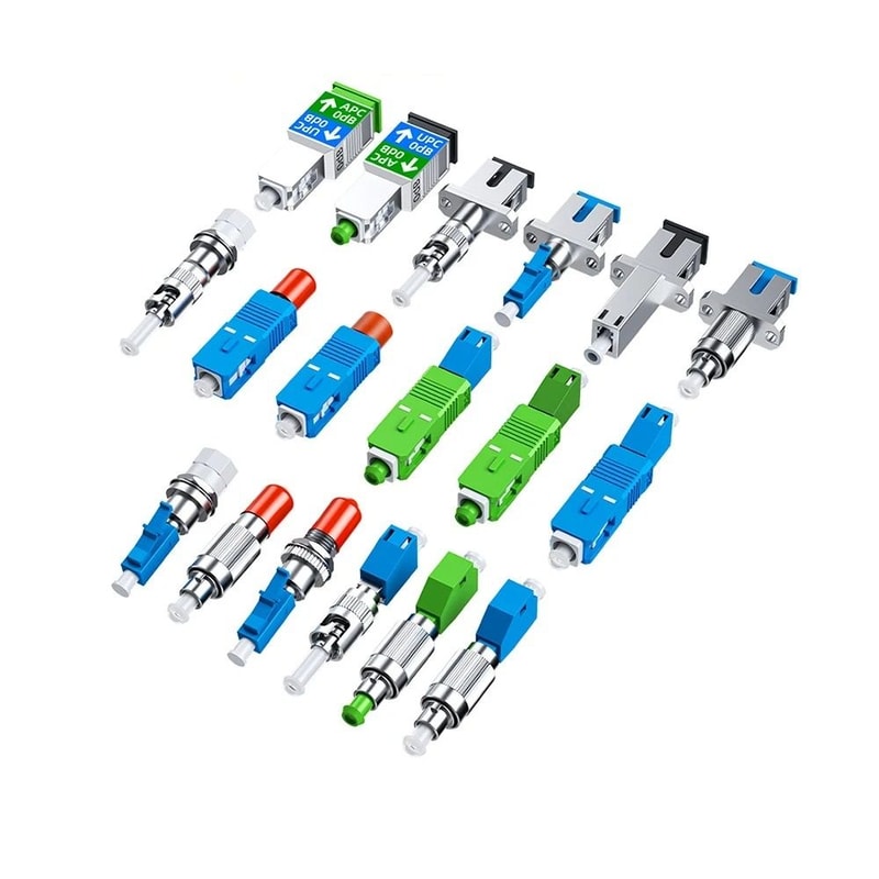 Fiber Optic Male To Female Hybrid Adapter 0