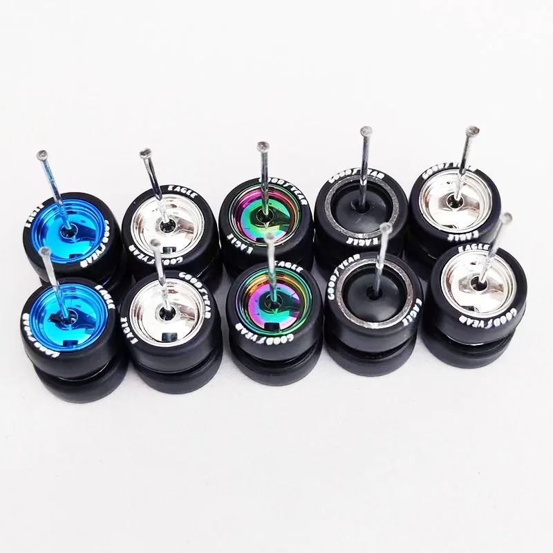 164 Scale Custom Alloy Wheels And Rubber Tires 18