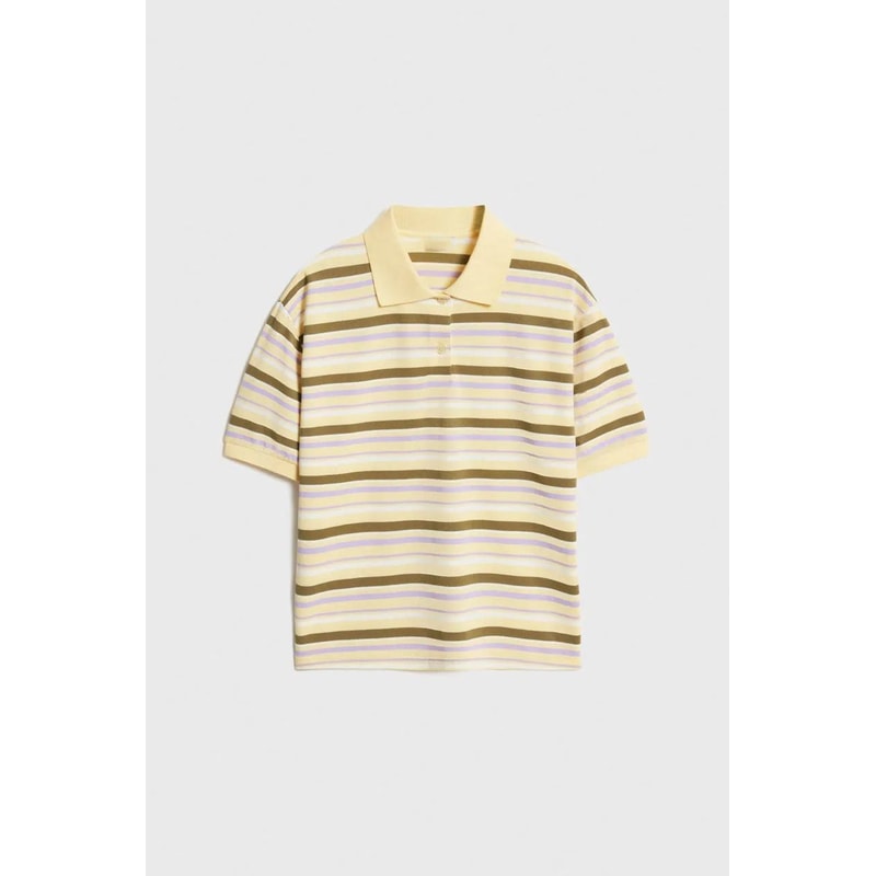 Soft Cotton Chic Polo Neck Tee 12