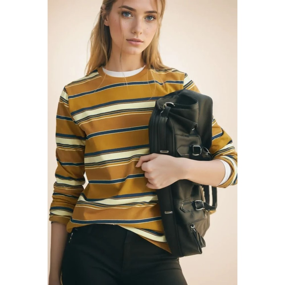 Soft Cotton Chic Polo Neck Tee 13