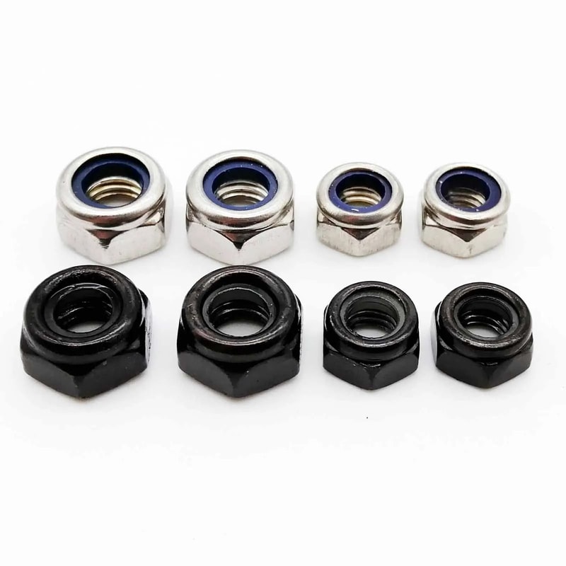 Vertex Core Blackened Stainless Steel Lock Nut Series 1
