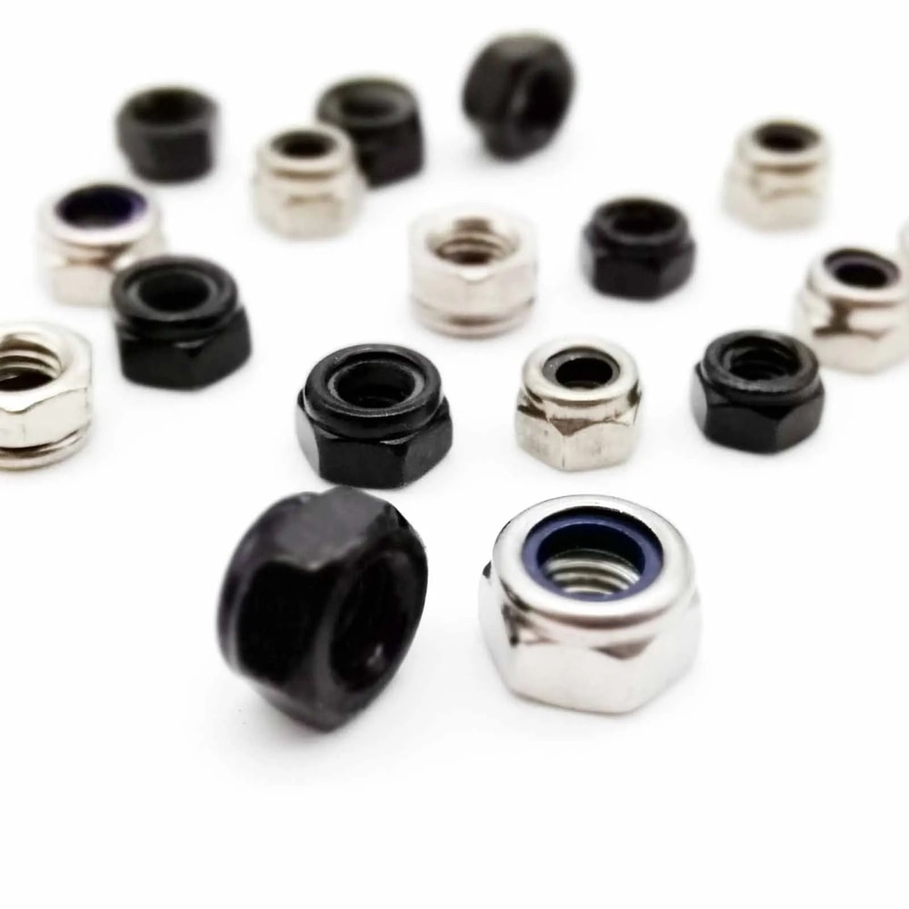 Vertex Core Blackened Stainless Steel Lock Nut Series 2