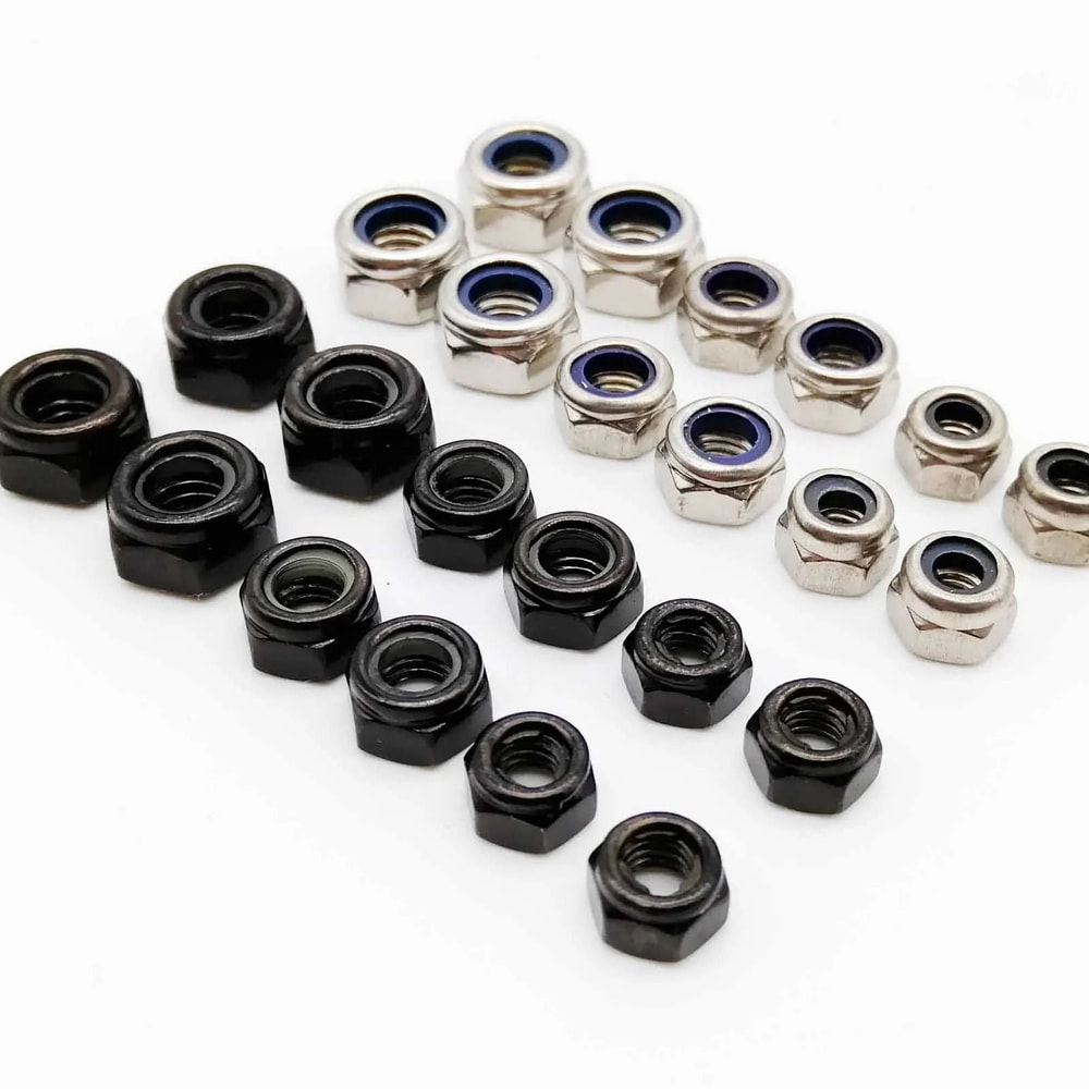 Vertex Core Blackened Stainless Steel Lock Nut Series 3