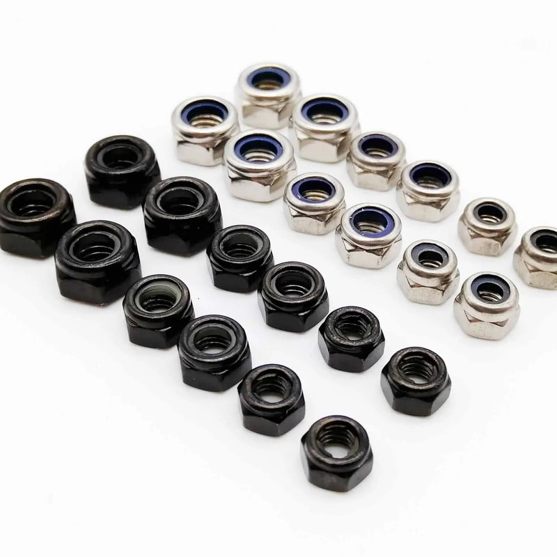 Vertex Core Blackened Stainless Steel Lock Nut Series 3