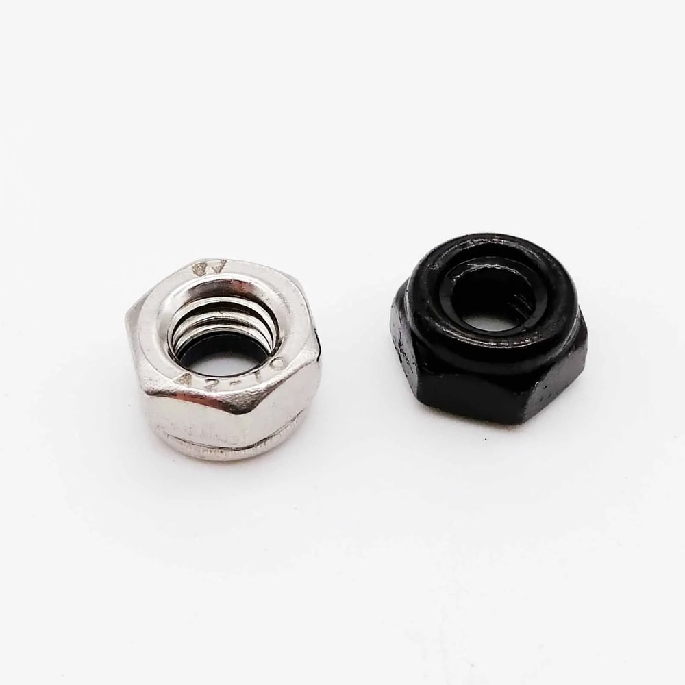 Vertex Core Blackened Stainless Steel Lock Nut Series 4