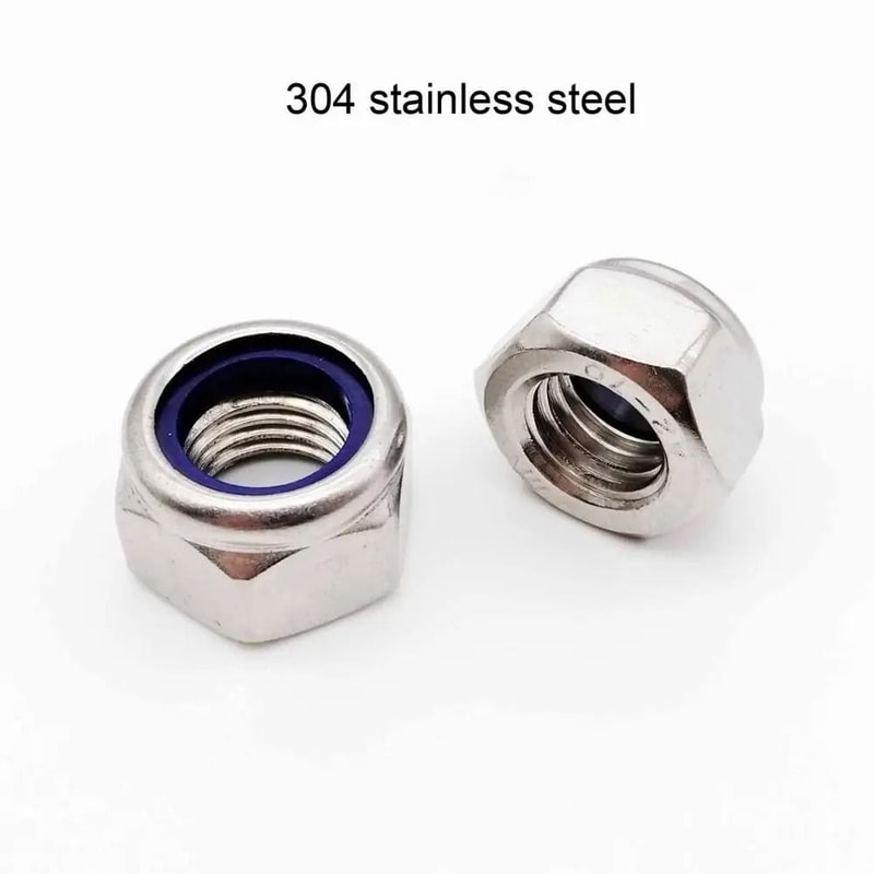 Vertex Core Blackened Stainless Steel Lock Nut Series 7