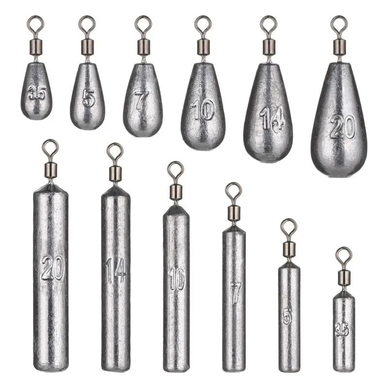 Precision Water Drop Lead Sinker Series 0
