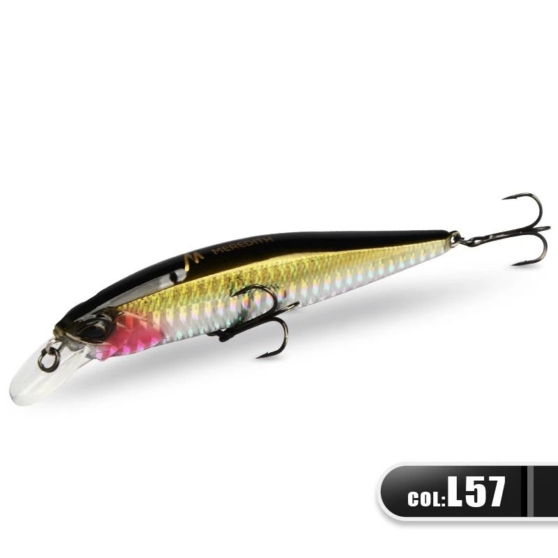 Pro Series 100F Jerk Minnow Floating Wobbler 6