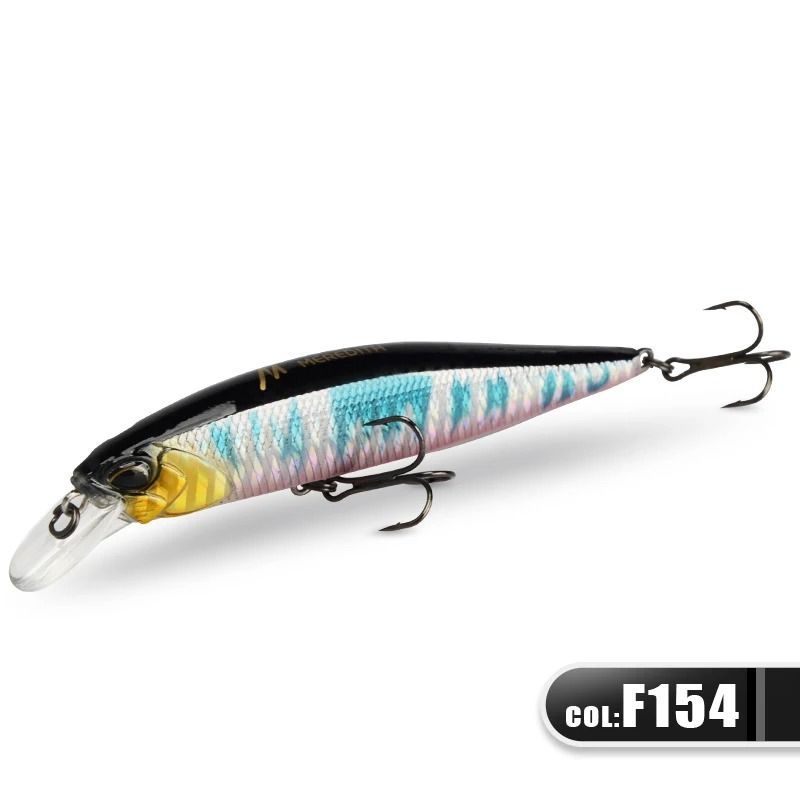 Pro Series 100F Jerk Minnow Floating Wobbler 25