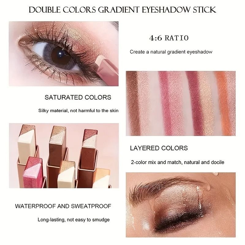 Two Color Gradient Eye Shadow Stick Series 1