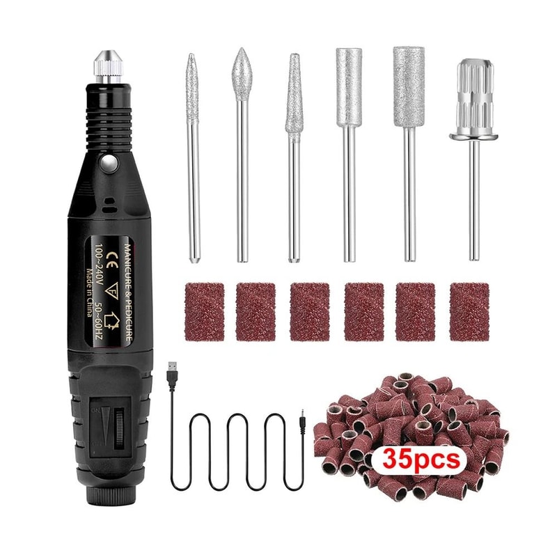 Electric Nail Drill And Sander Set 16