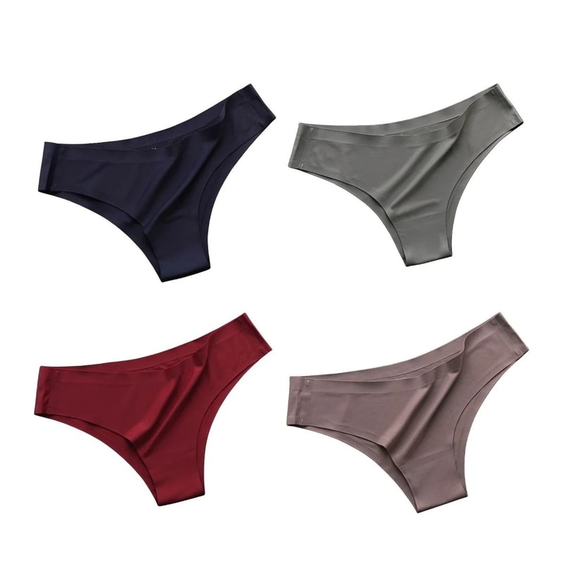 Ultra Thin Seamless Ice Silk Panties 11