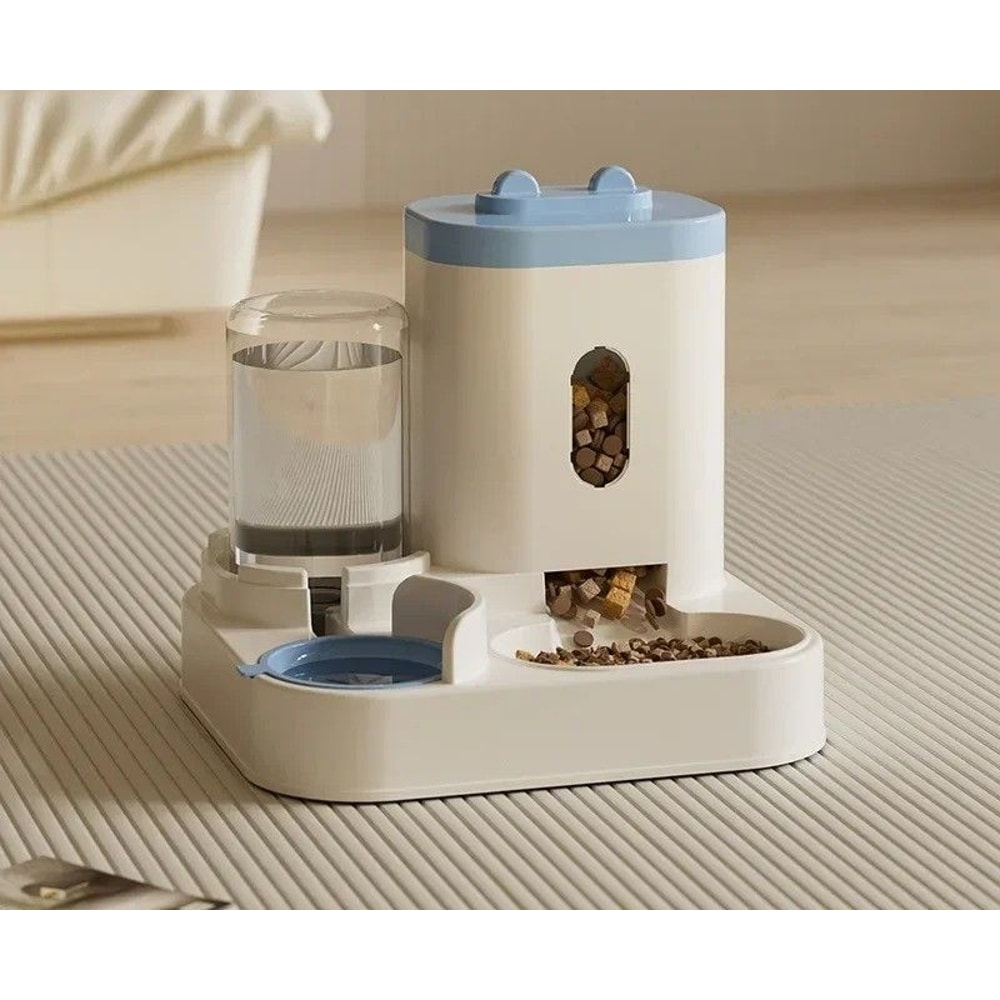 Gravity Driven Dual Pet Hydration And Nutrition System 8