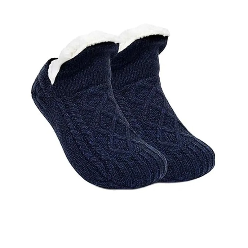 Thermal Velvet Grip Floor Socks 11
