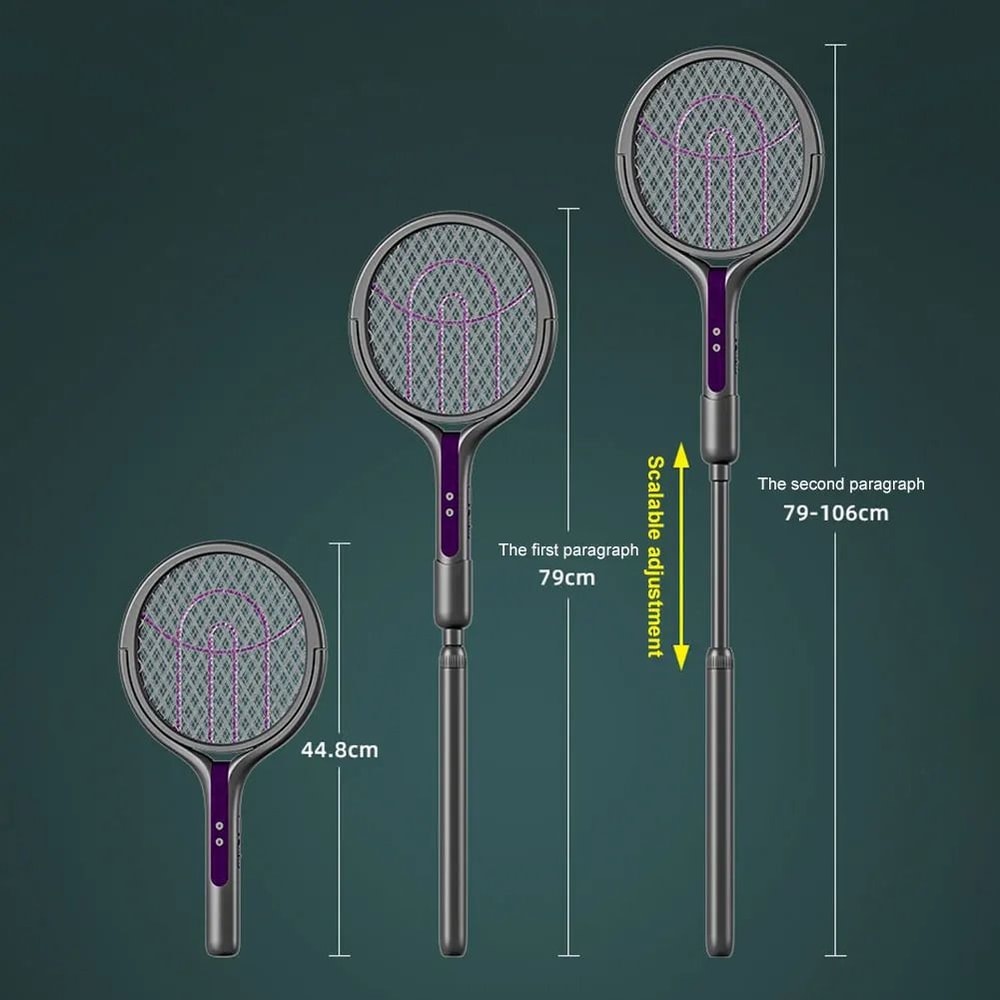 2 In 1 Retractable Electric Mosquito Swatter 5
