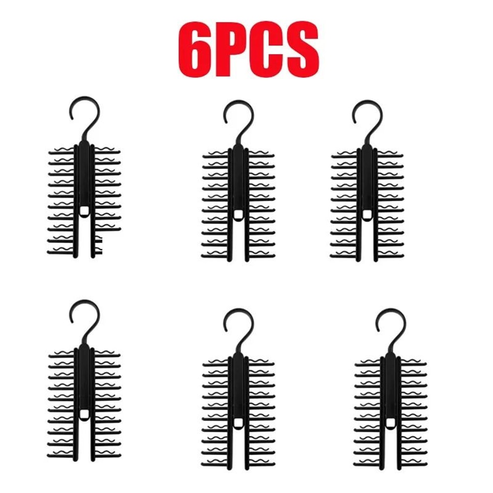 Rotatable 20 Row Necktie Storage Rack 9