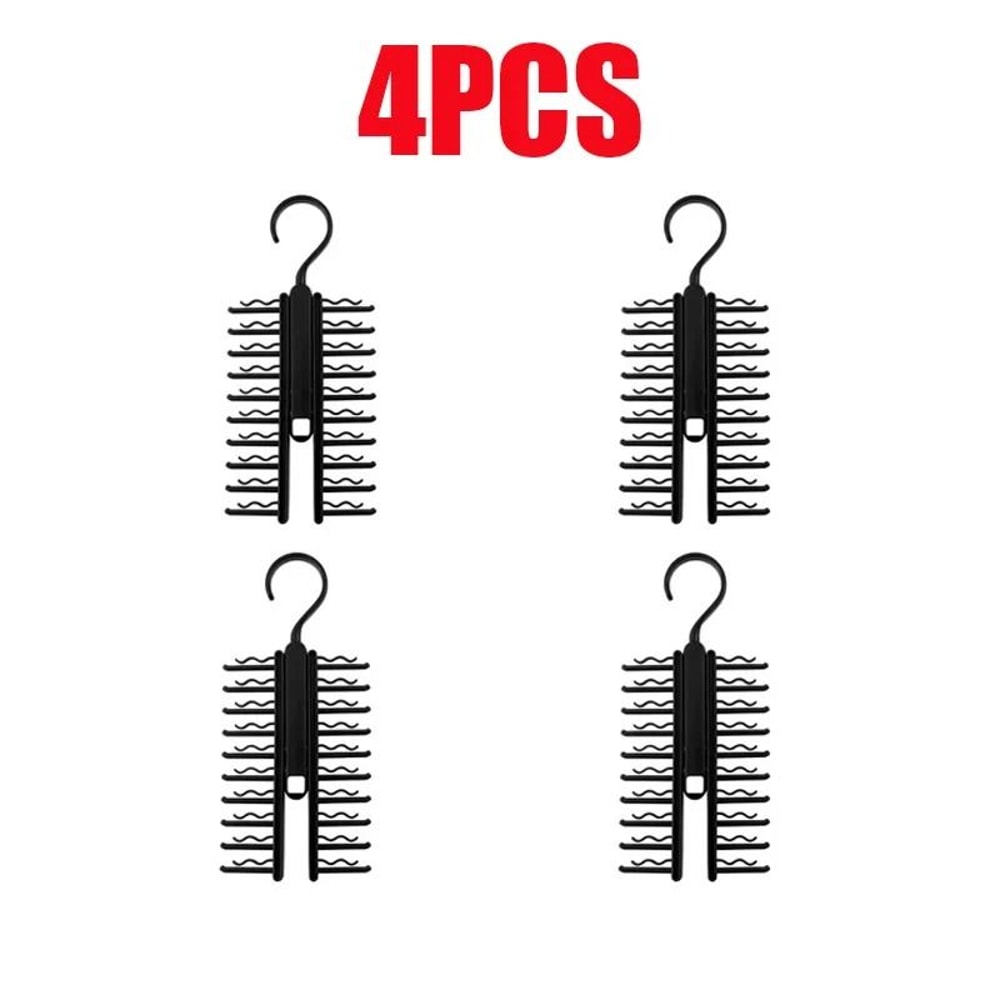 Rotatable 20 Row Necktie Storage Rack 8