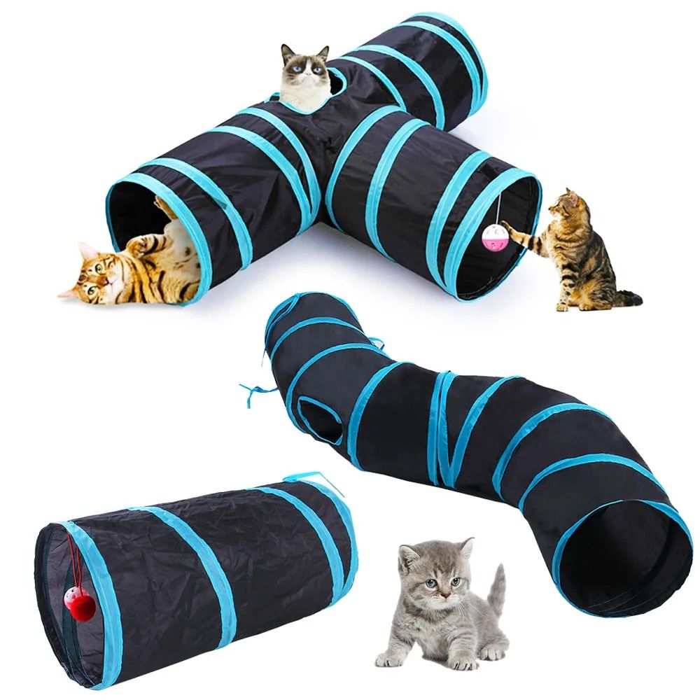 Foldable SPass Cat Play Tunnel 4