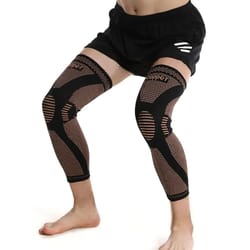 copper infused compression full leg sleeve