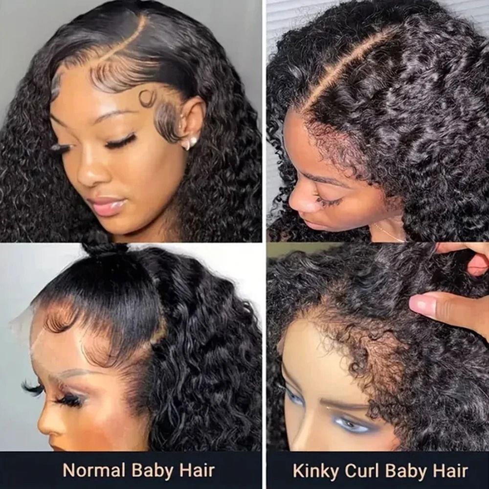 Sculpted Natural Edge Kinky Curly Bob Wig 2