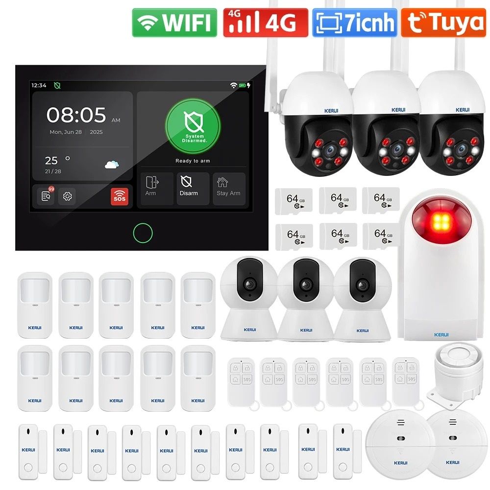 Smart 7 Inch HD Touch Security Command Center 10