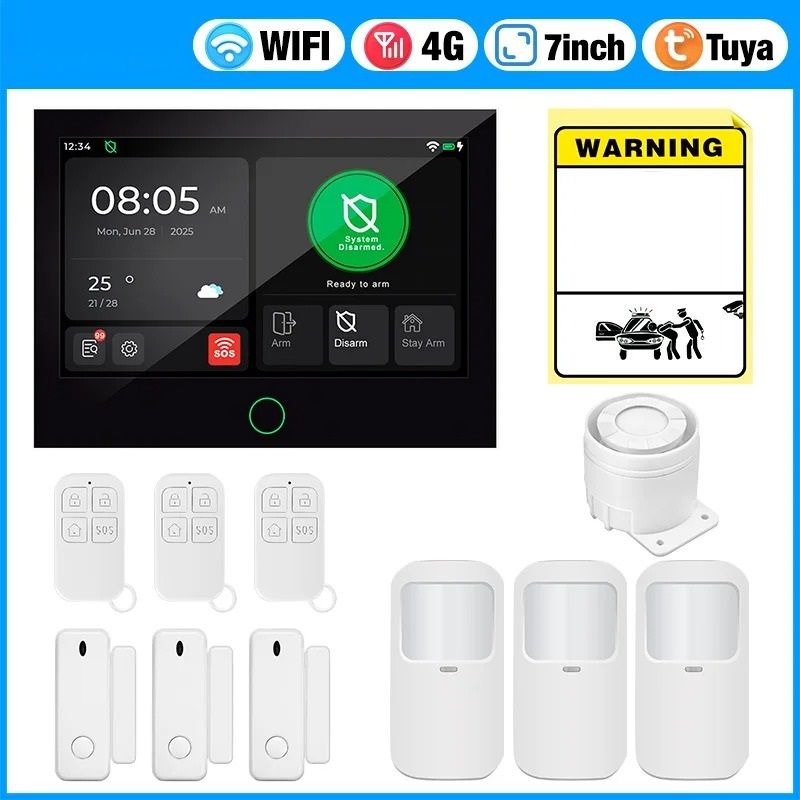 Professional 7Inch IPS 4GWiFi Security Command Center 8