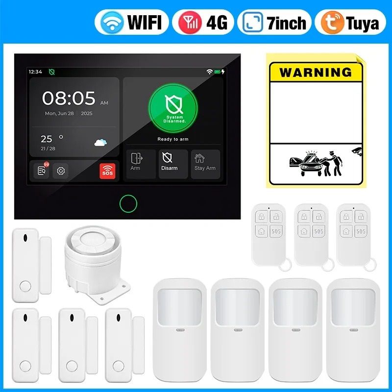 Professional 7Inch IPS 4GWiFi Security Command Center 9