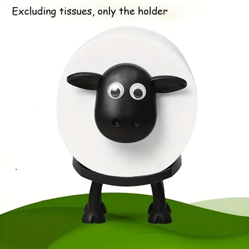 3D Printed Whimsical Sheep Toilet Paper Holder 5