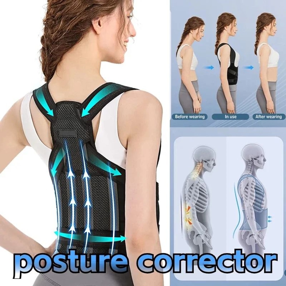 Ergonomic Spinal Alignment And Posture Support Brace 0