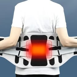 ergopedic lumbar support and spine decompression brace