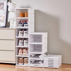 6-tier modular high-capacity footwear cabinet