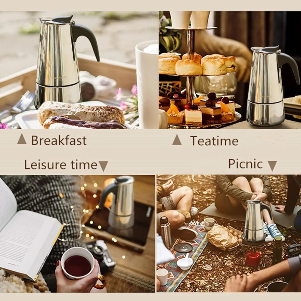 Traditional Stove Top Espresso And Latte Extraction Chamber 1