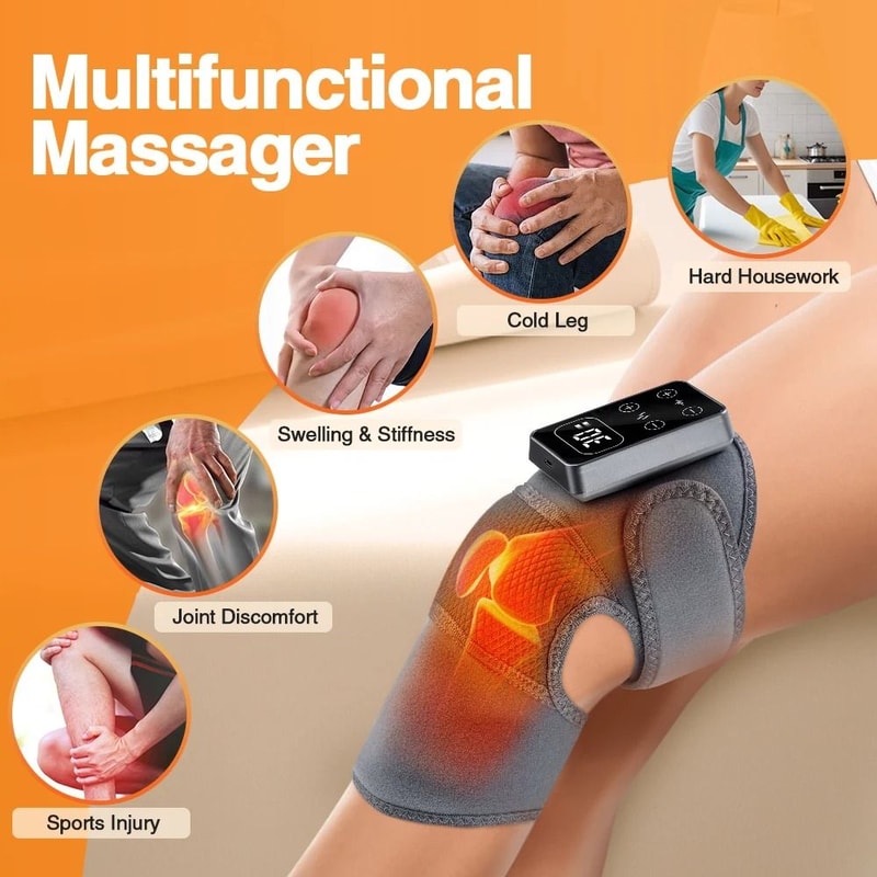 3 In 1 Electric Heat And Vibration Joint Massager 1