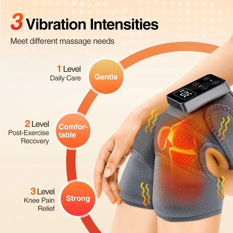3 In 1 Electric Heat And Vibration Joint Massager 2