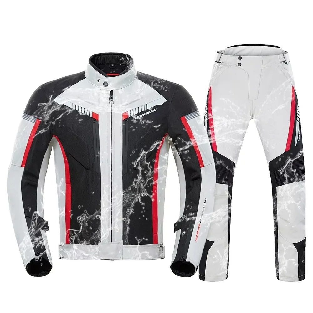 Waterproof Motorcycle Jacket And Pants Set 0
