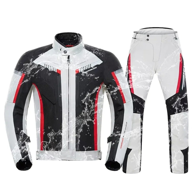 Waterproof Motorcycle Jacket And Pants Set 0